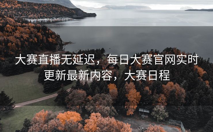 大赛直播无延迟，每日大赛官网实时更新最新内容，大赛日程